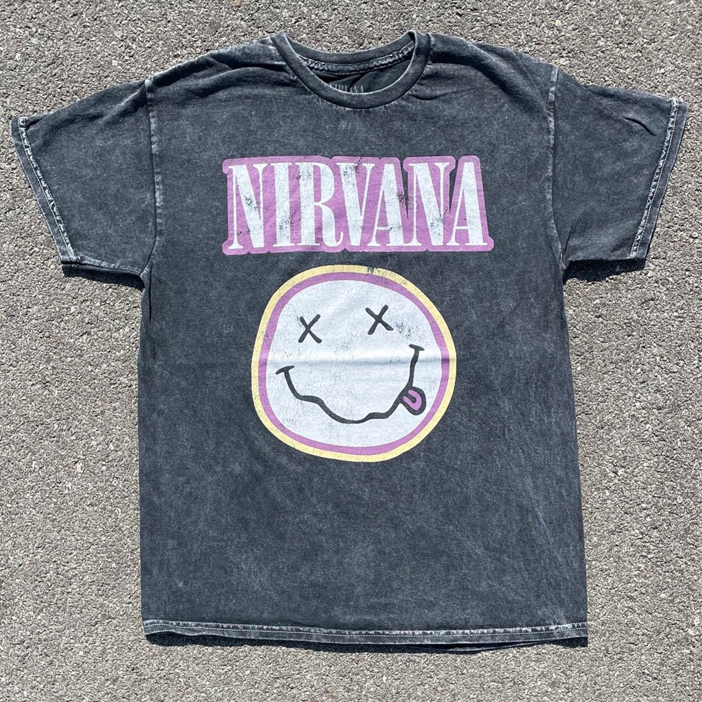 Nirvana Black Graphic T-Shirt